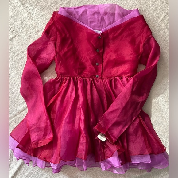 Dolce & Gabbana Tops - Complice by Dolce & Gabbana 1990s Silk Babydoll Top & High-Waisted Shorts Set